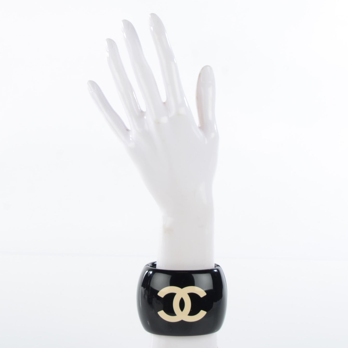 Resin CC Camellia Cuff Black