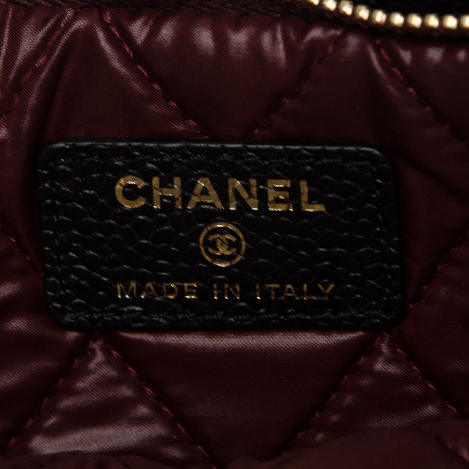 Chanel Caviar Quilted CC Beauty Clutch Black 6 of 7