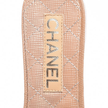 Chanel Fantasy Calfskin Pearl Cord CC Mules 36.5 Ivory 7 of 9