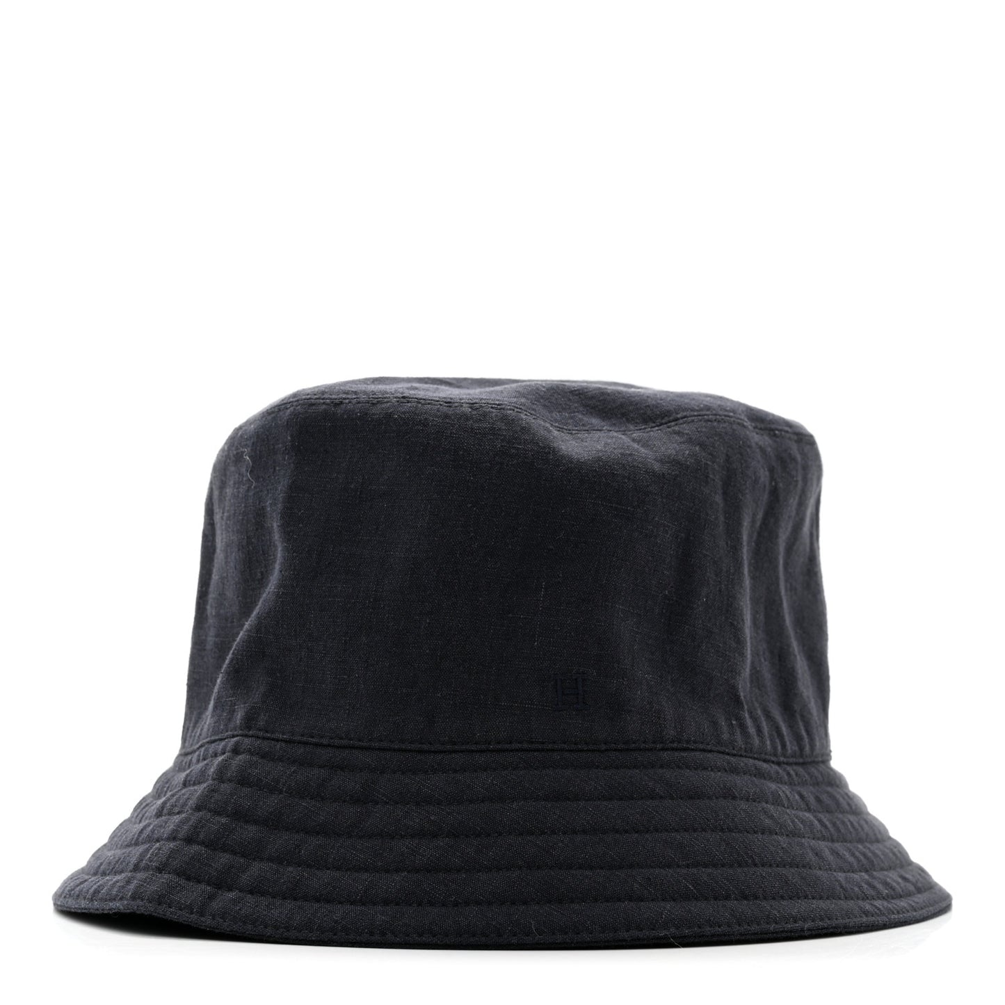 Toile De Lin Lavee Fred Bucket Hat 60 Marine