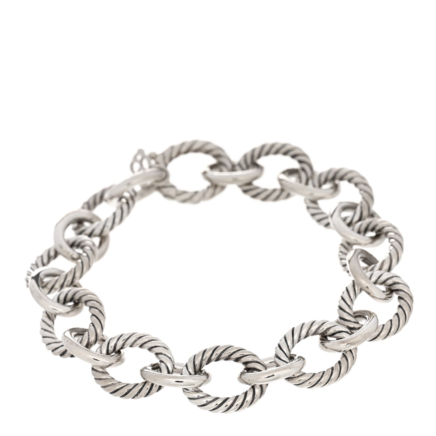 Sterling Silver 13mm Large Oval Link Bracelet