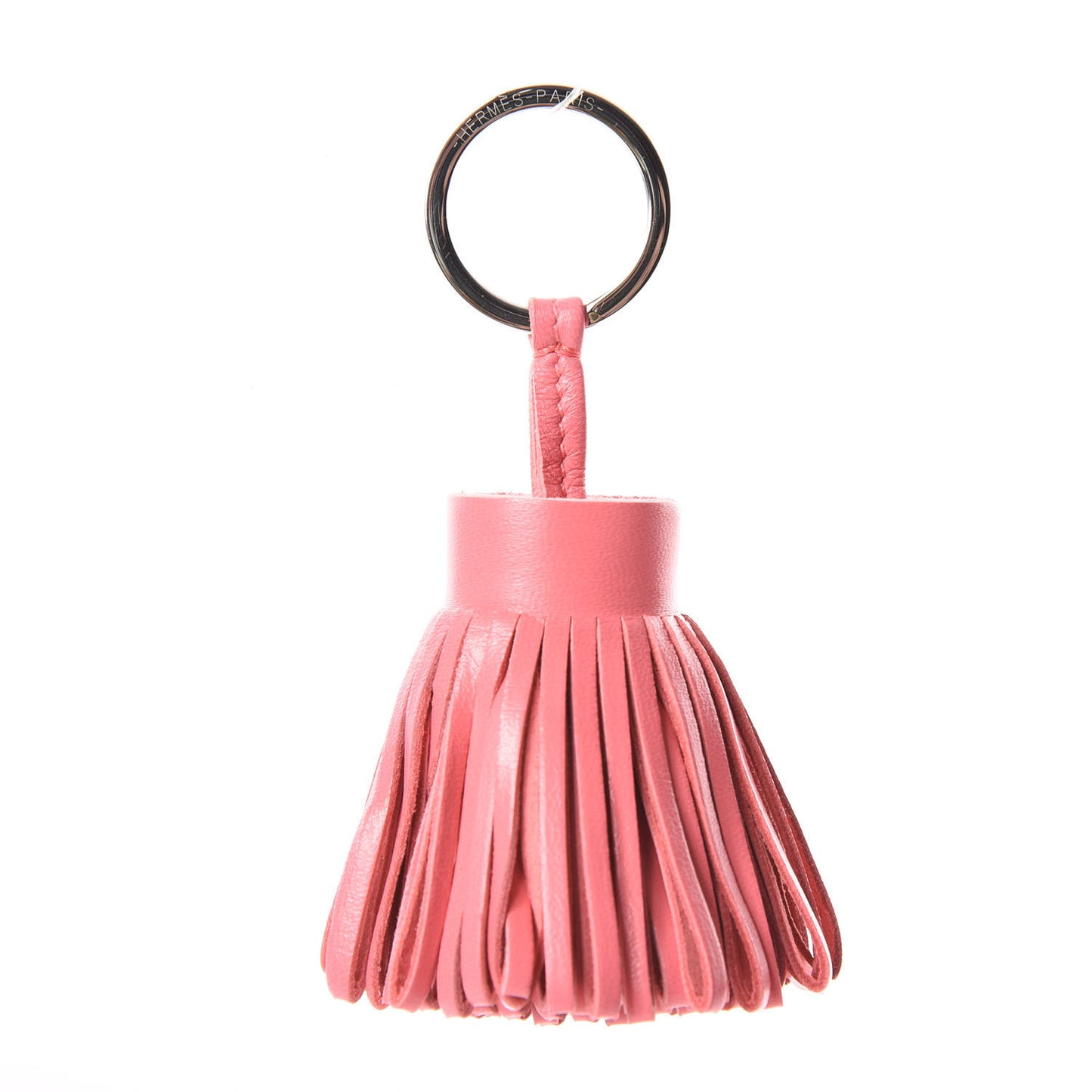 Lambskin Carmen Tassel Key Holder Rose Azalee