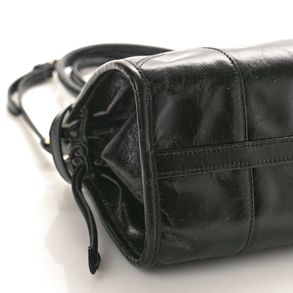 Prada Shiny Nappa Medium Shoulder Bag Black 8 of 9