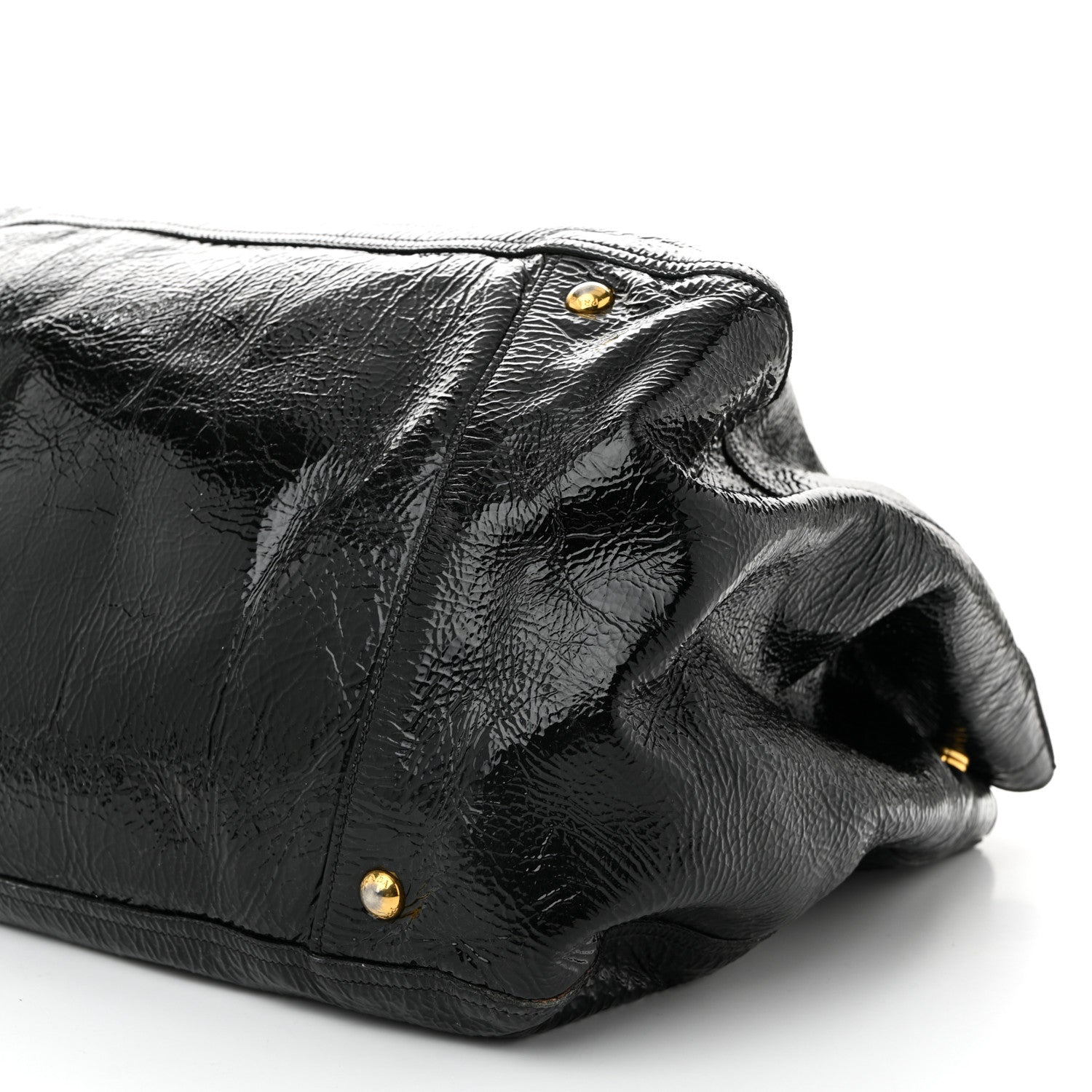 Prada Vernice Naplak Tote Black 10 of 10