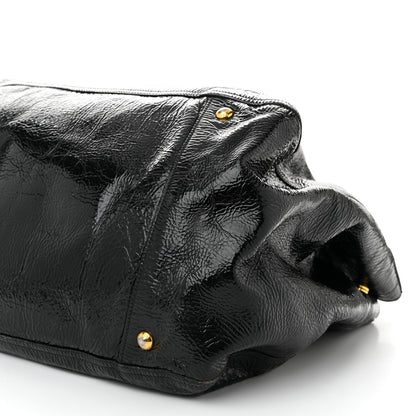 Prada Vernice Naplak Tote Black 10 of 10