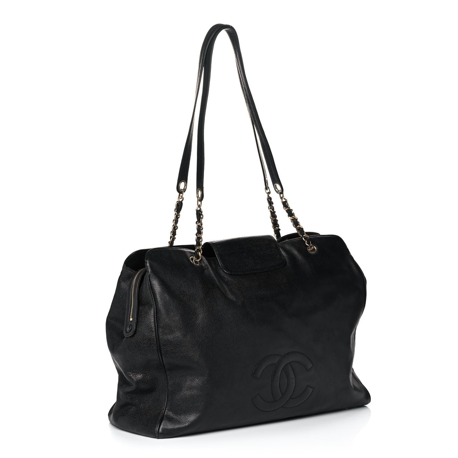 Chanel Caviar XL Weekender Bag Black 3 of 15