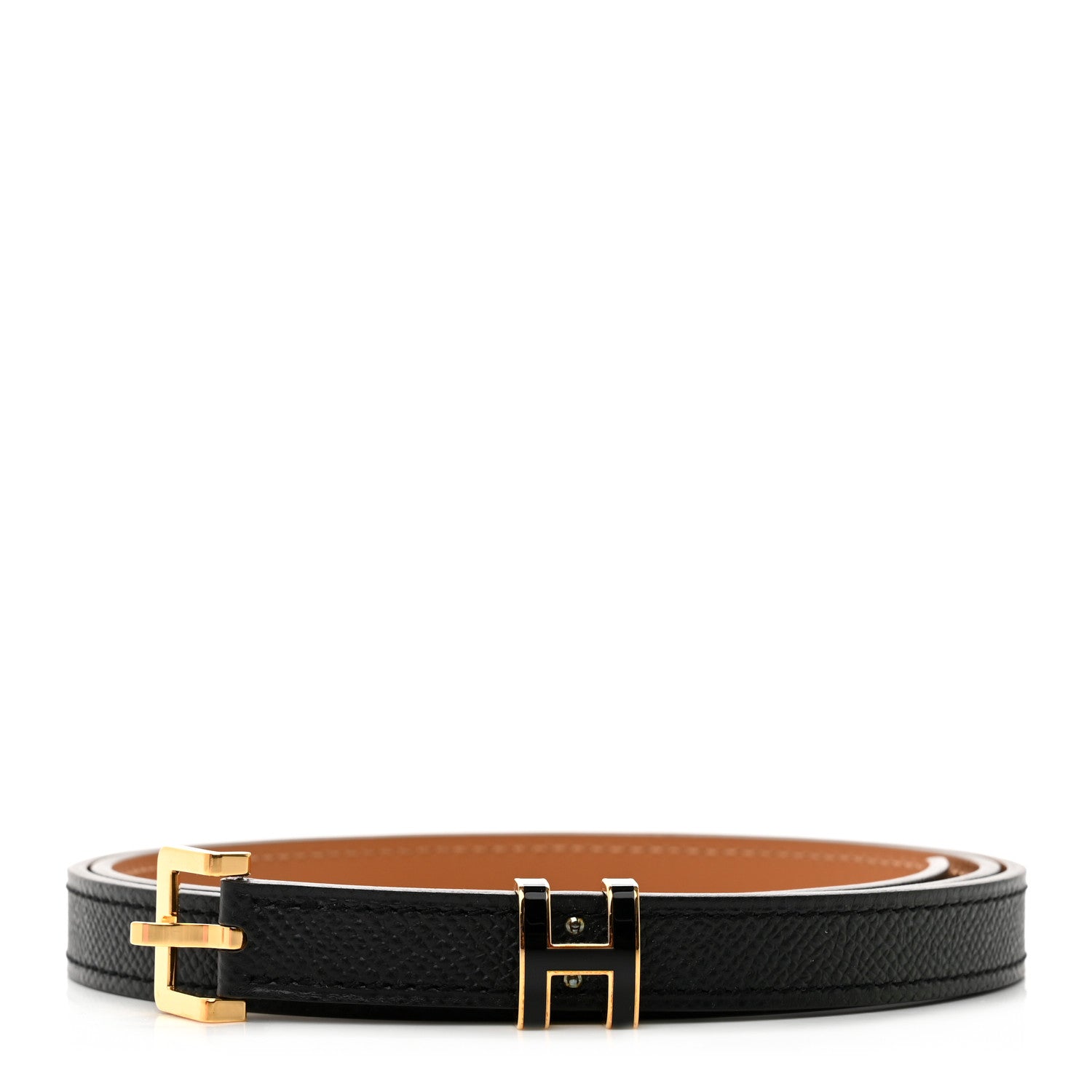 Hermes Epsom 15mm Pop H Belt 85 Black 1 of 5