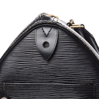 Louis Vuitton Epi Speedy 25 Black 14 of 22