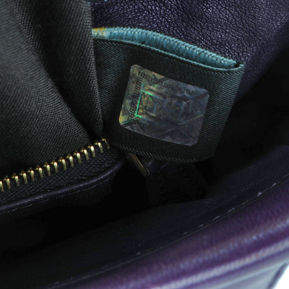 Fendi Nappa Mini Peekaboo Iconic Satchel Violet 9 of 10