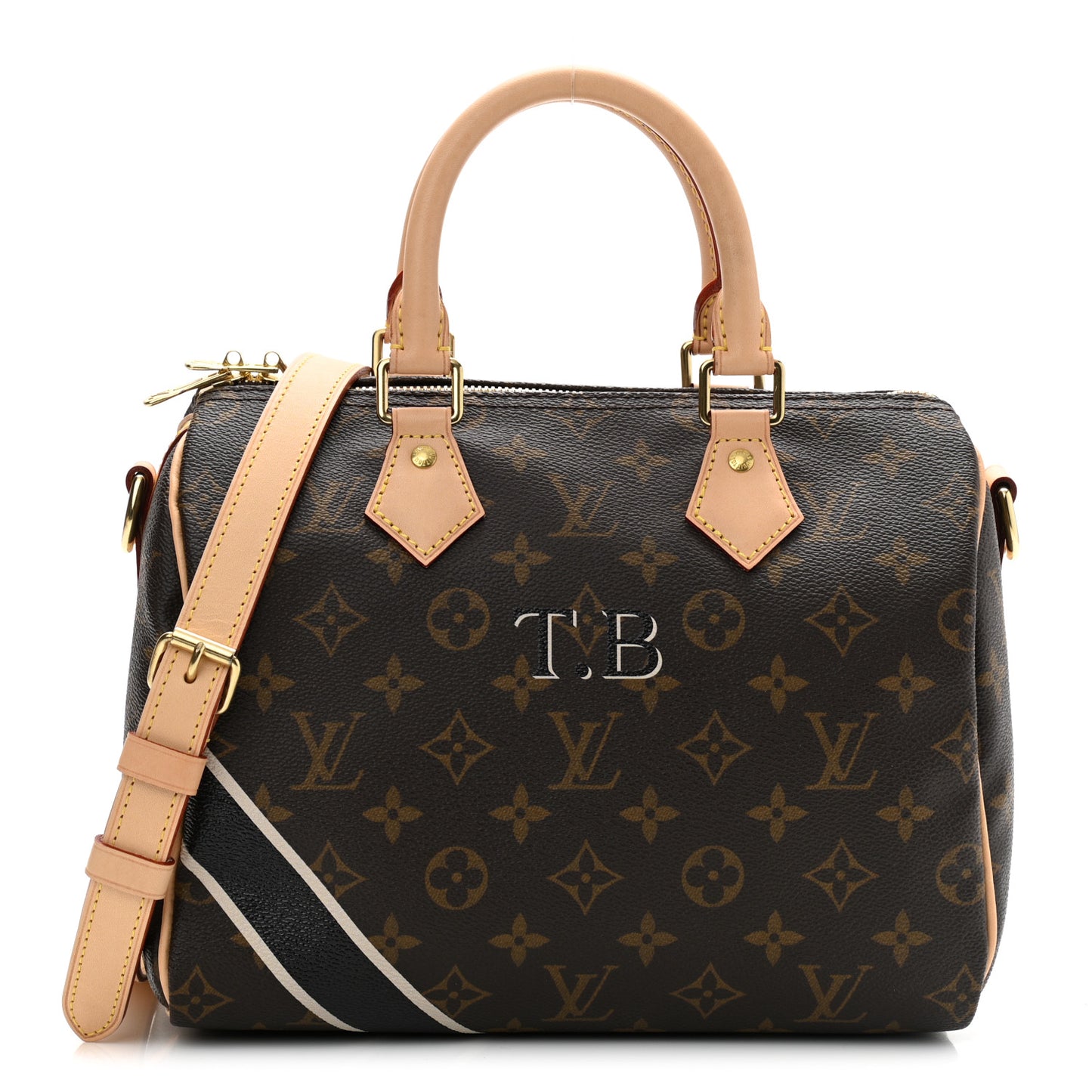 Monogram My LV Heritage Speedy Bandouliere 25 Black Ivory