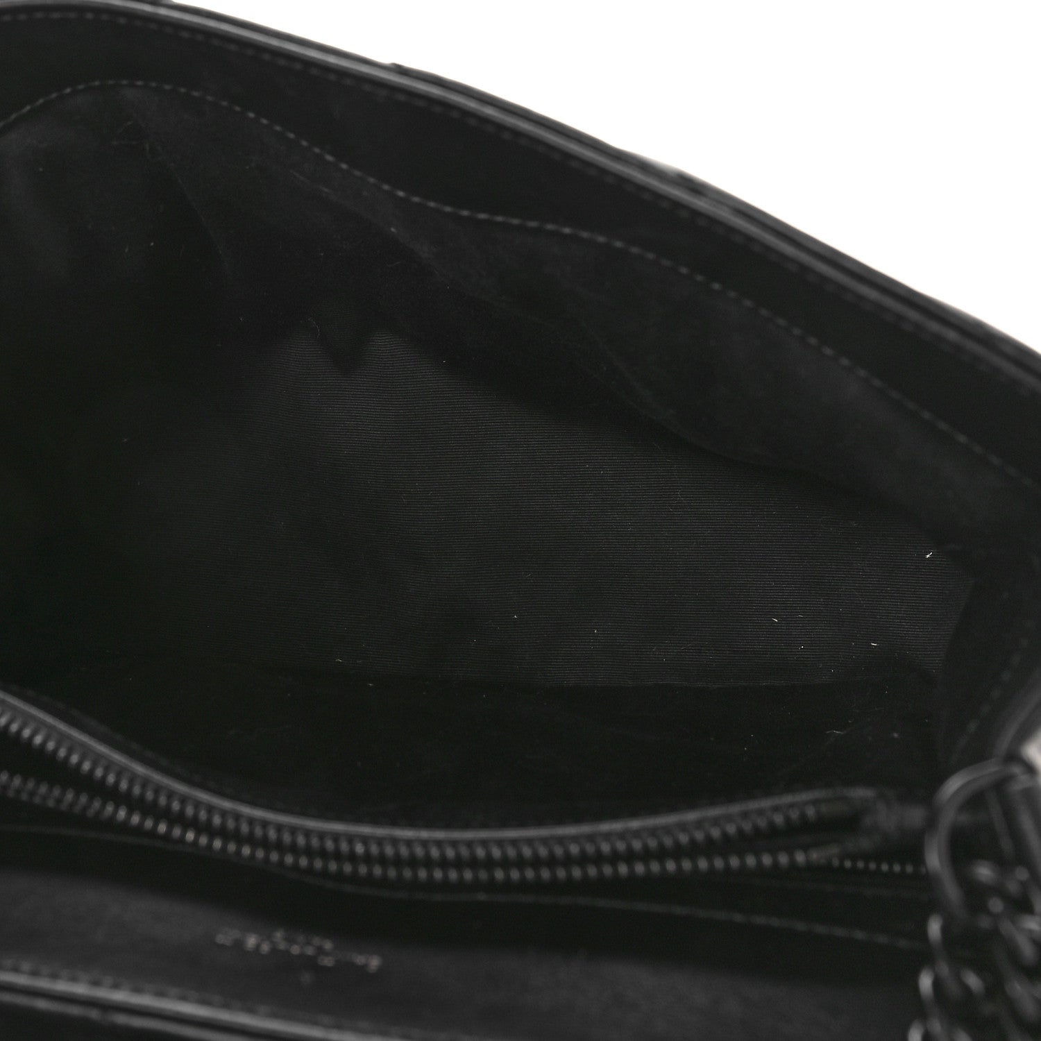Saint Laurent Calfskin Y Quilted Monogram Monochrome Medium Loulou Chain Satchel Black 5 of 9