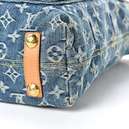 Louis Vuitton Denim Baggy GM Blue 10 of 11
