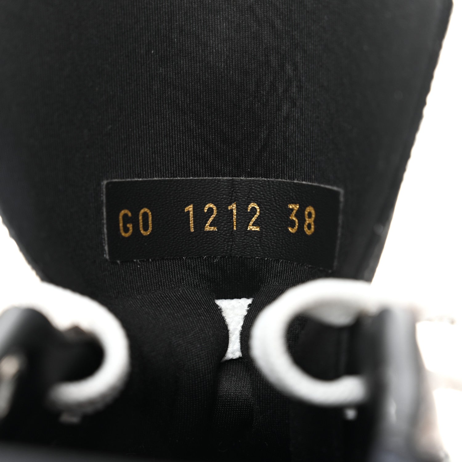 Louis Vuitton Monogram Calfskin Run 55 Sneakers 38 Black 6 of 9