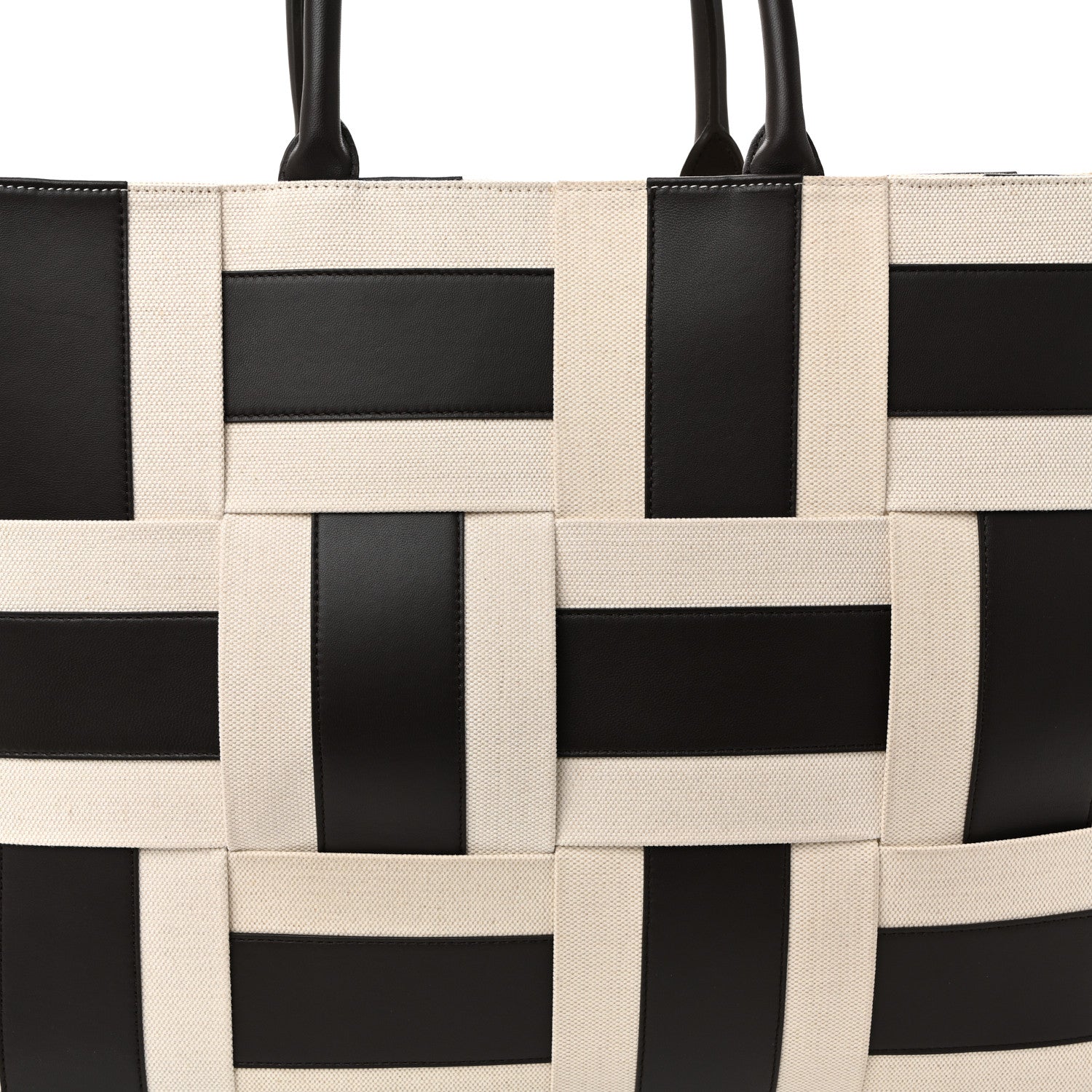 Bottega Veneta Canvas Nappa Maxi Intrecciato Large Arco Tote Natural Fondant 7 of 11