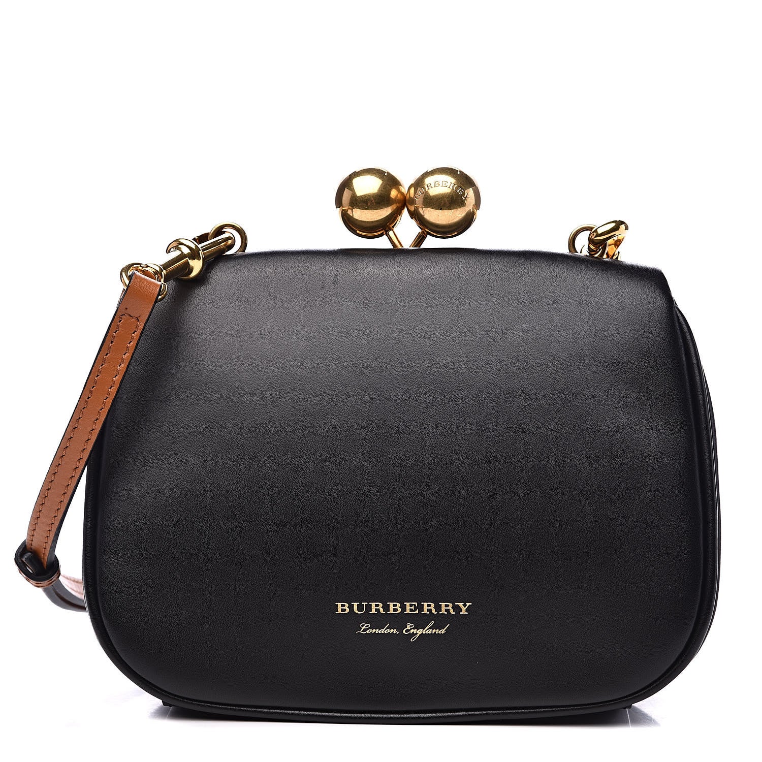 Burberry Smooth Calfskin Small Frame Bag Black 1 of 13