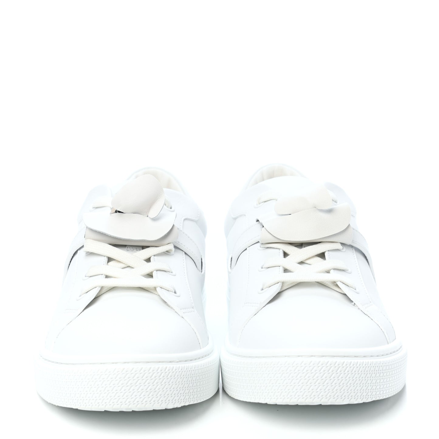 Calfskin Mens Day Sneakers 43 White