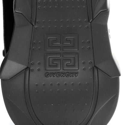 Givenchy Grained Calfskin Shark Lock Biker Ankle Boots 39 Black 7 of 8