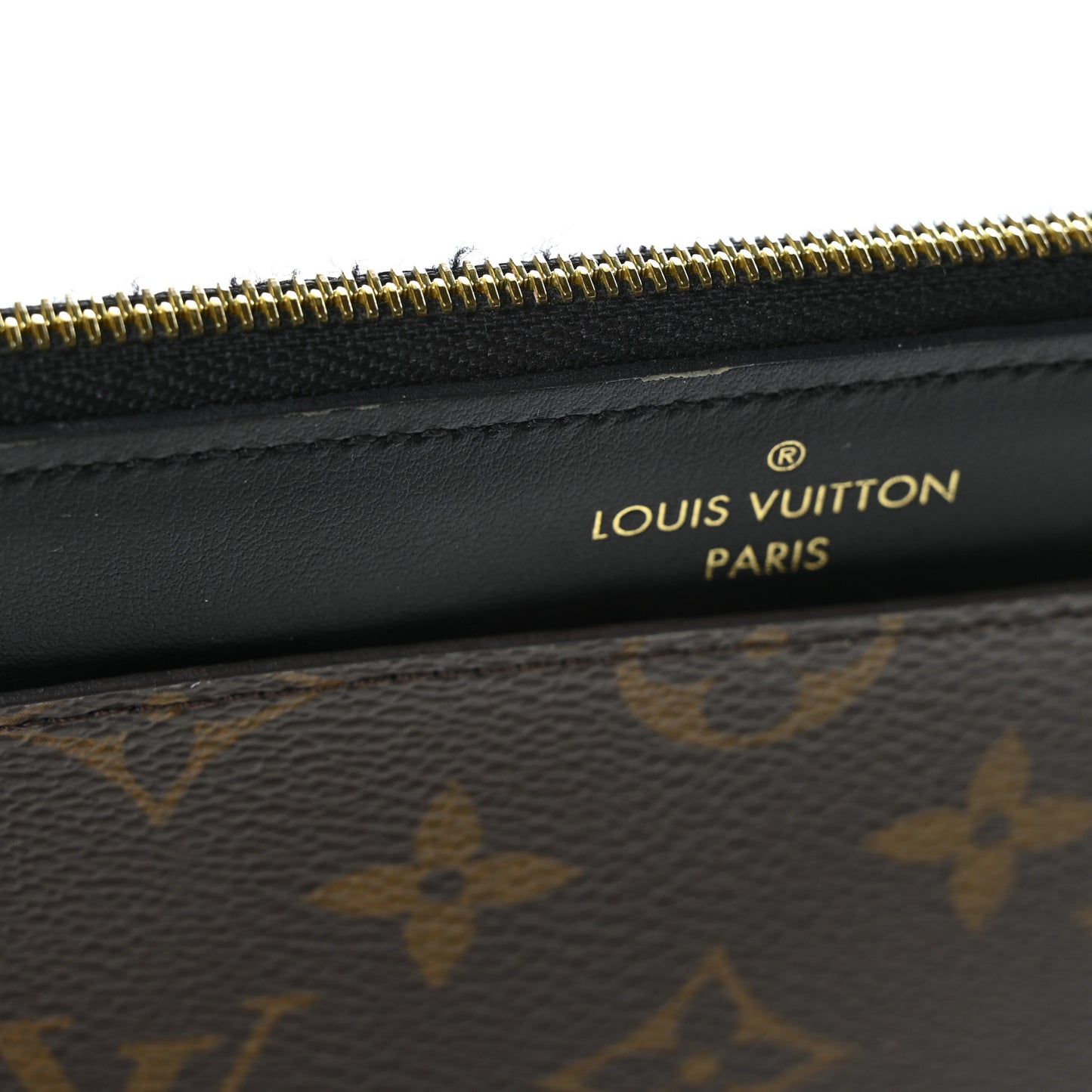 Monogram Slim Purse Black