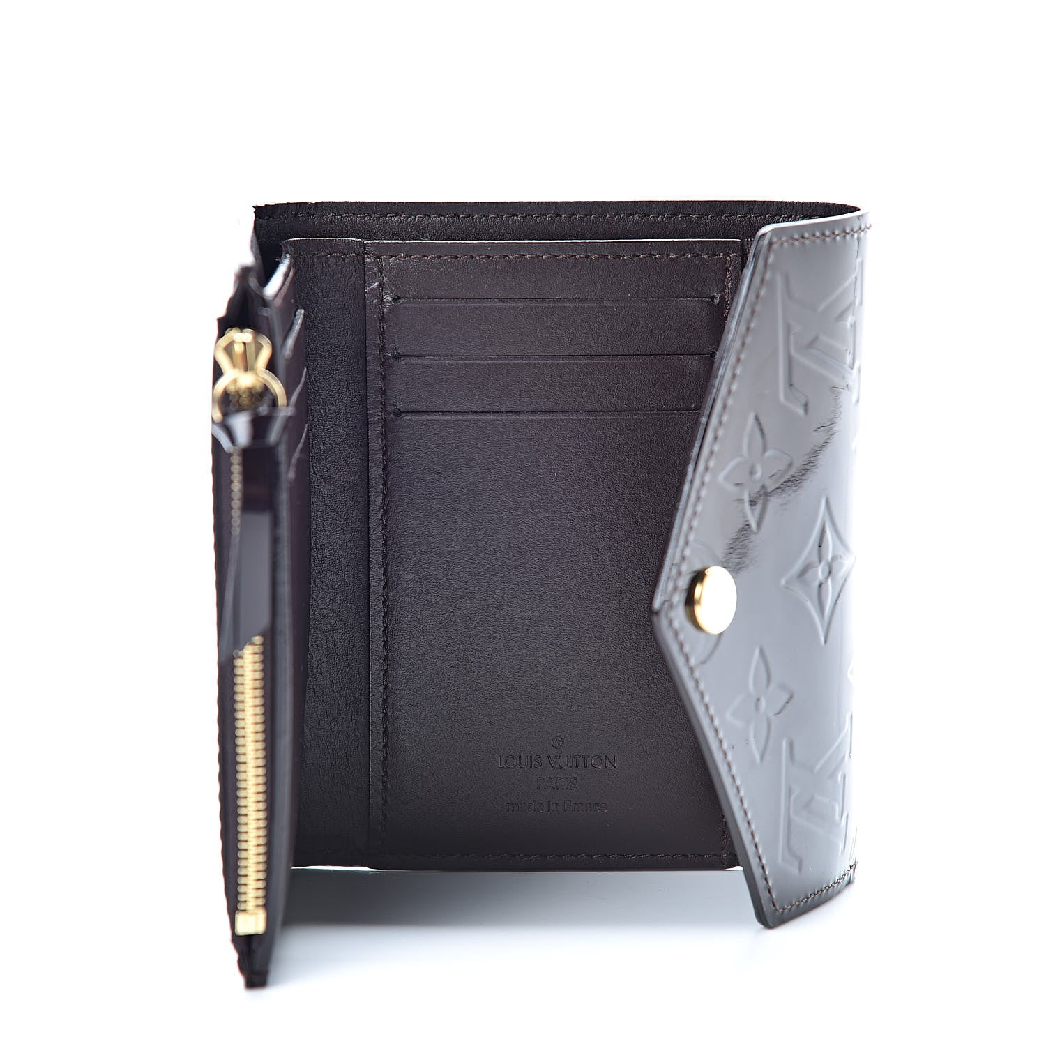 Louis Vuitton Vernis Victorine Wallet Amarante 5 of 7