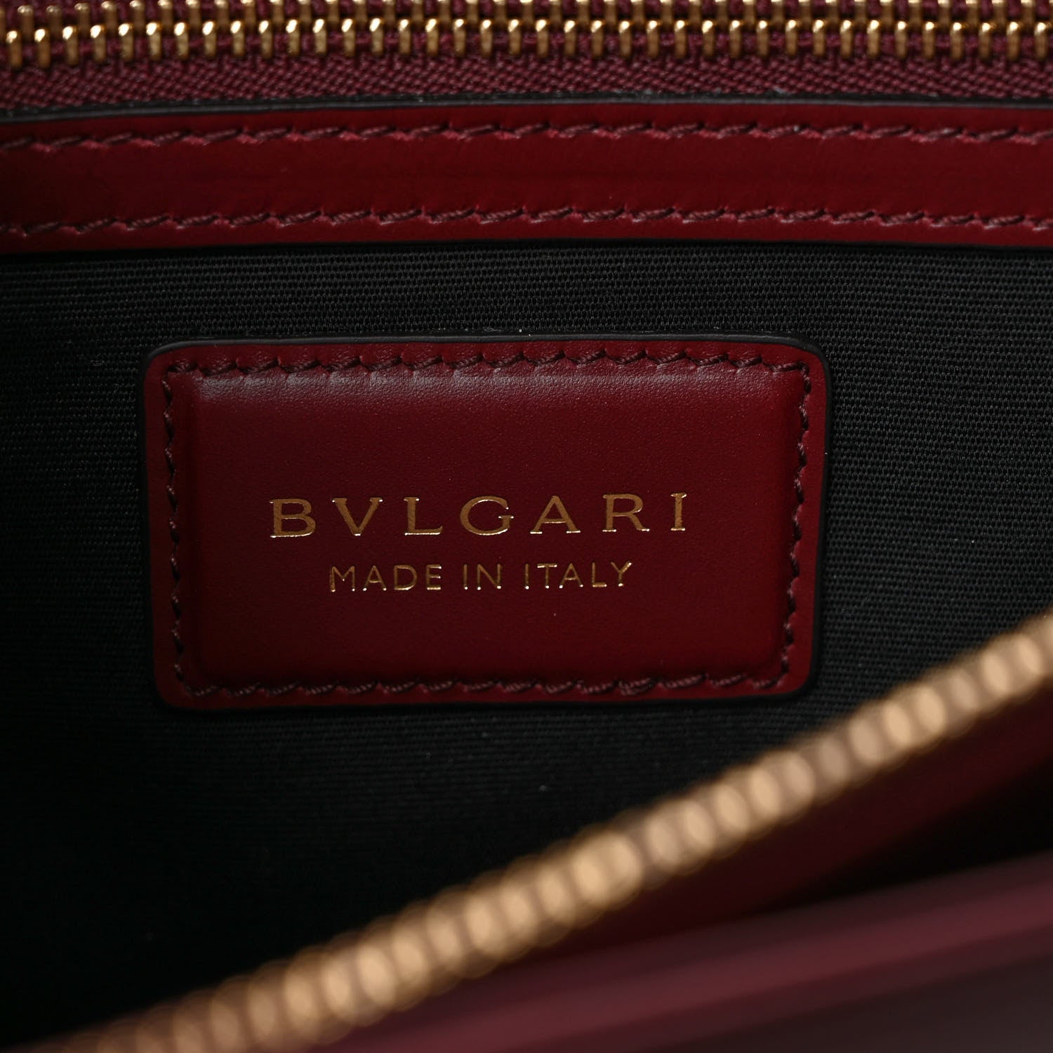 Bulgari Calfskin Serpenti Forever Crossbody Bag Bordeaux 6 of 10