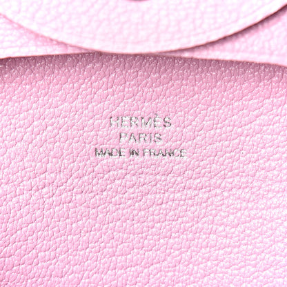 Hermes Chevre Mysore Bastia Coin Purse Mauve Sylvestre 6 of 7