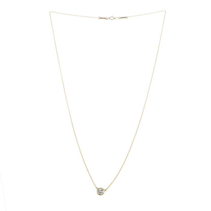 Tiffany 18K Yellow Gold Diamond .50ct Elsa Peretti Diamonds by the Yard Pendant Necklace 6 of 6