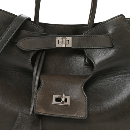Balenciaga Vegetable Tanned Lambskin Small Bel Air Carry All Bag Grey 7 of 9