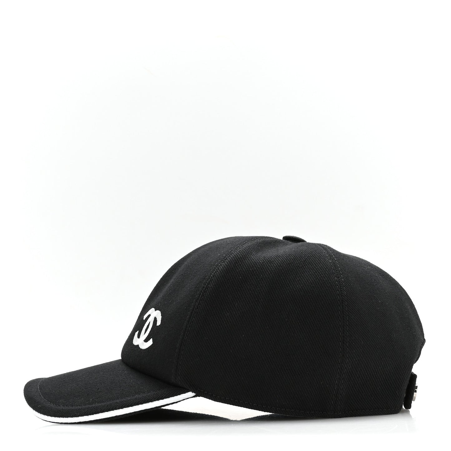 Cotton CC Cap Hat Black White