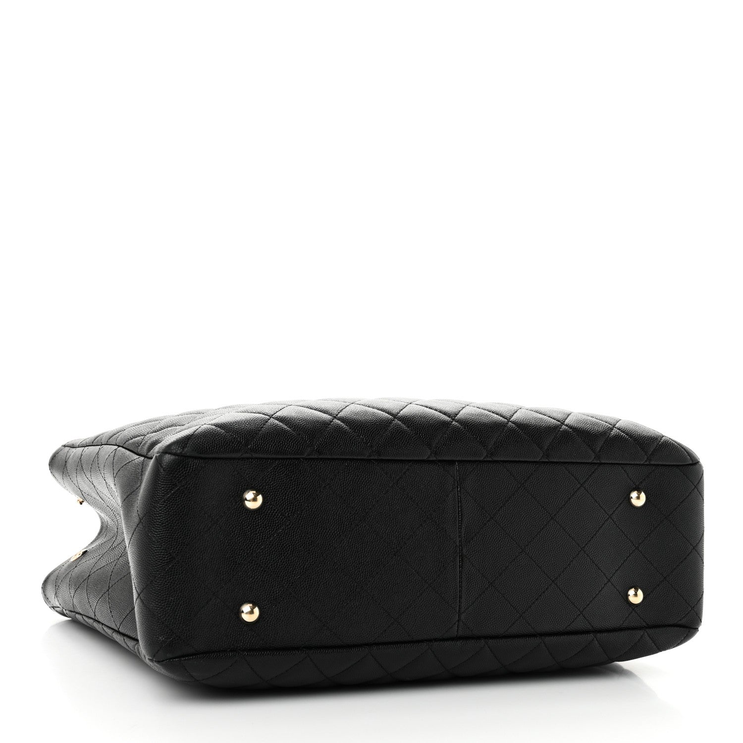 Chanel Caviar Quilted Large Shopping Tote Black 4 of 11