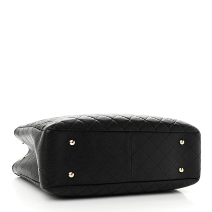 Chanel Caviar Quilted Large Shopping Tote Black 4 of 11