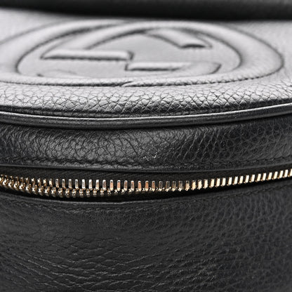 Gucci Pebbled Calfskin Soho Chain Backpack Black 13 of 13