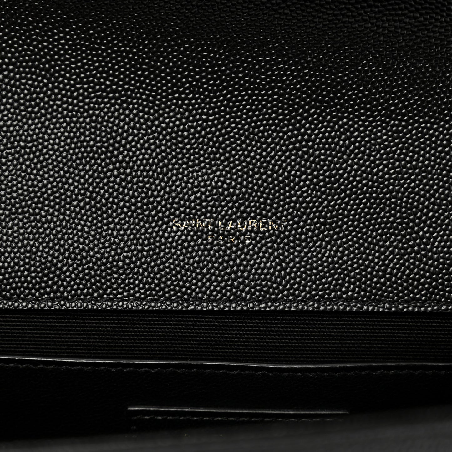 Grain De Poudre Medium Classic Monogram Kate Satchel Black