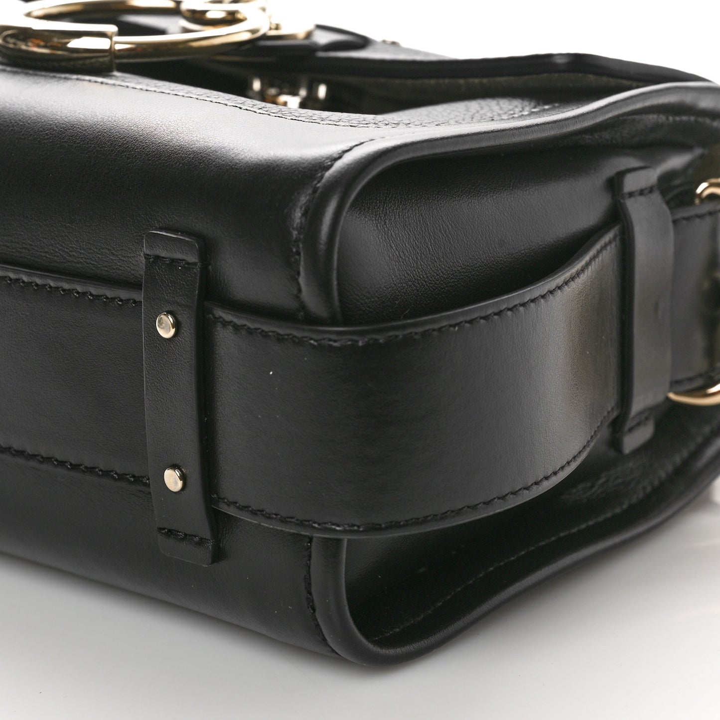 Calfskin Mini Tess Day Bag Black