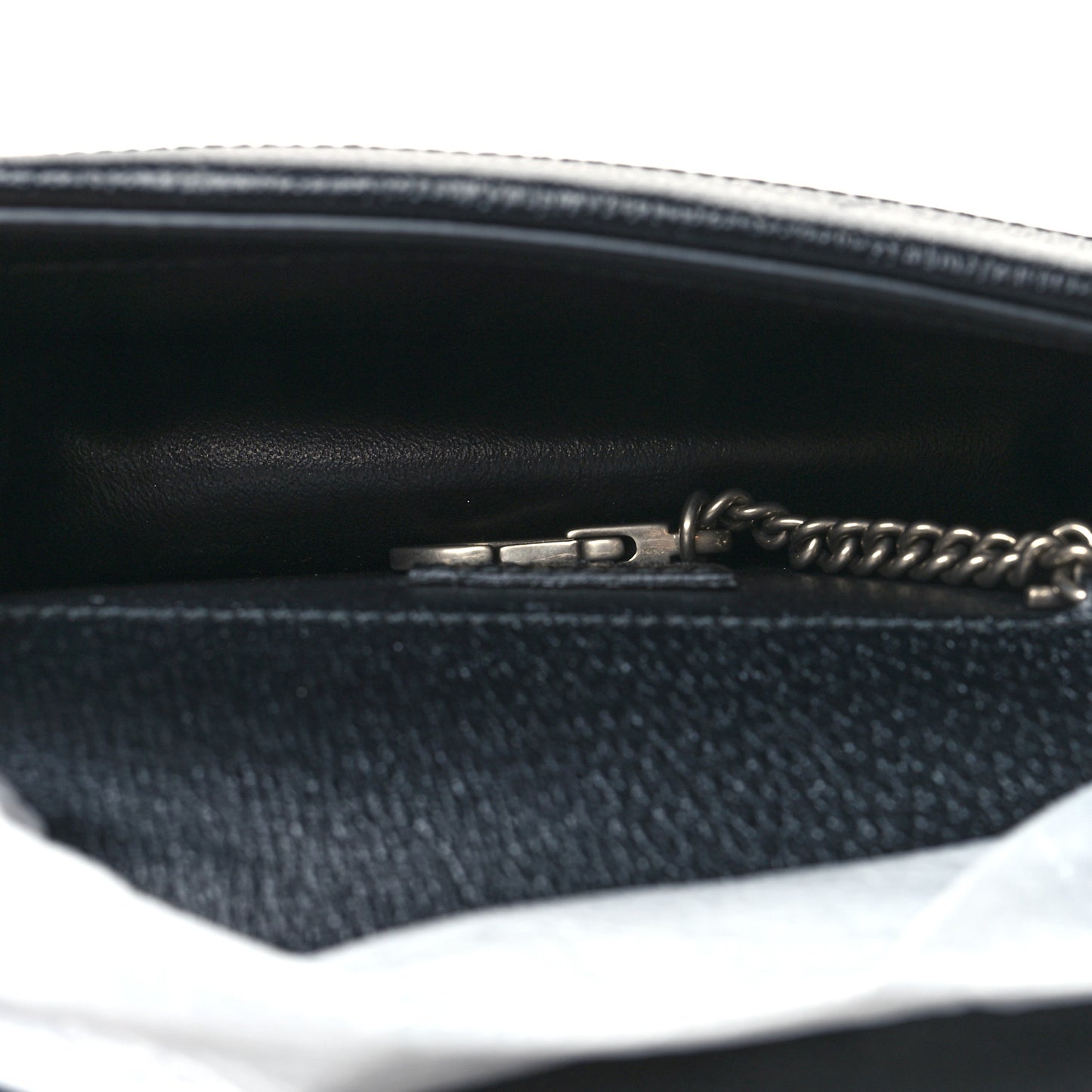 Jacquard Black Denim GG Monogram Super Mini Dionysus Shoulder Bag Black Ivory