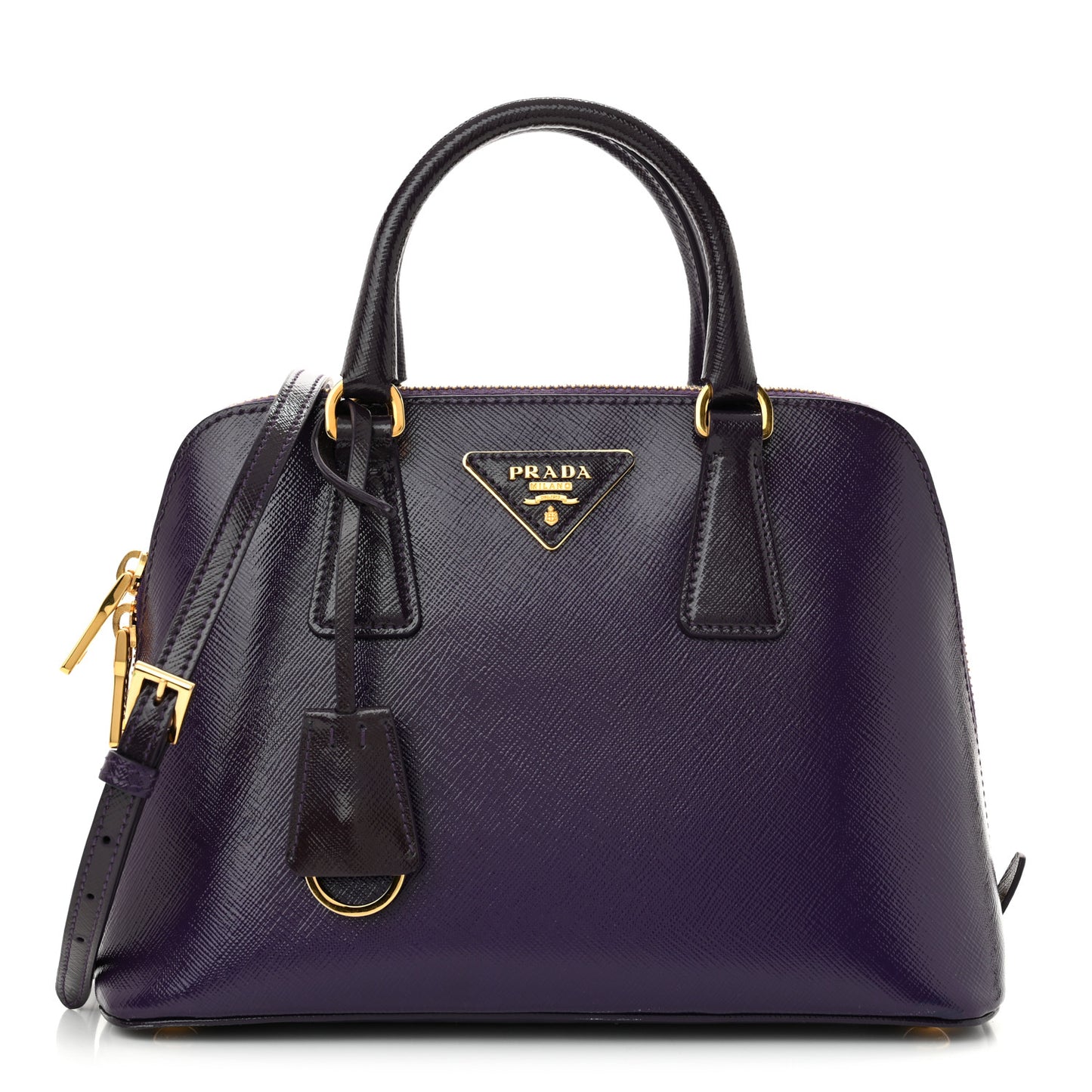Saffiano Vernice Small Promenade Tote Viola