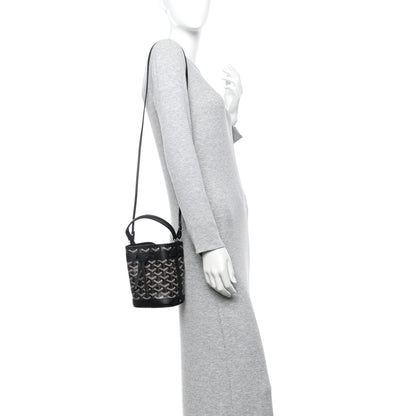 Goyard Goyardine Petit Flot Mini Bucket Bag Black 2 of 10