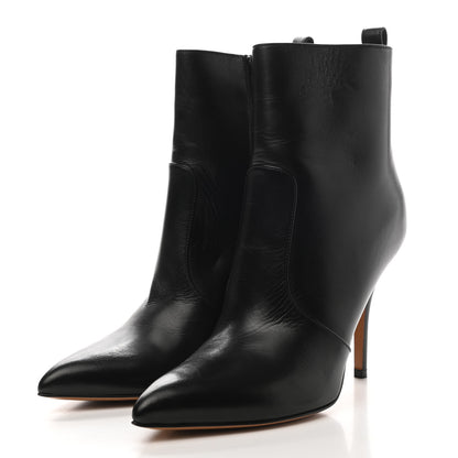 Valentino Garavani Calfskin Rockstud Ankle Booties 37 Black 3 of 8
