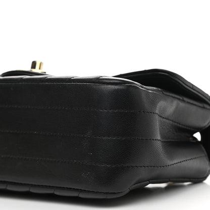 Chanel Lambskin Chevron Quilted Mini Rectangular Flap Black 9 of 13