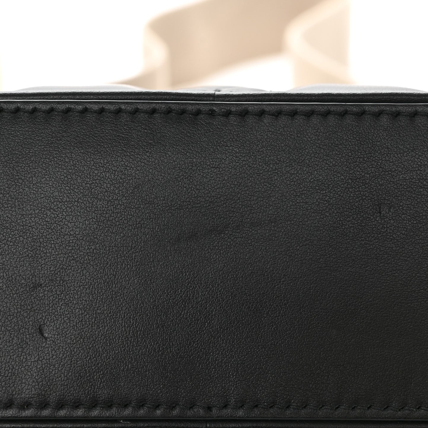 Calfskin GG Matelasse Shoulder Bag Black Natural