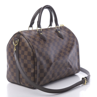 Louis Vuitton Damier Ebene Speedy Bandouliere 30 3 of 11