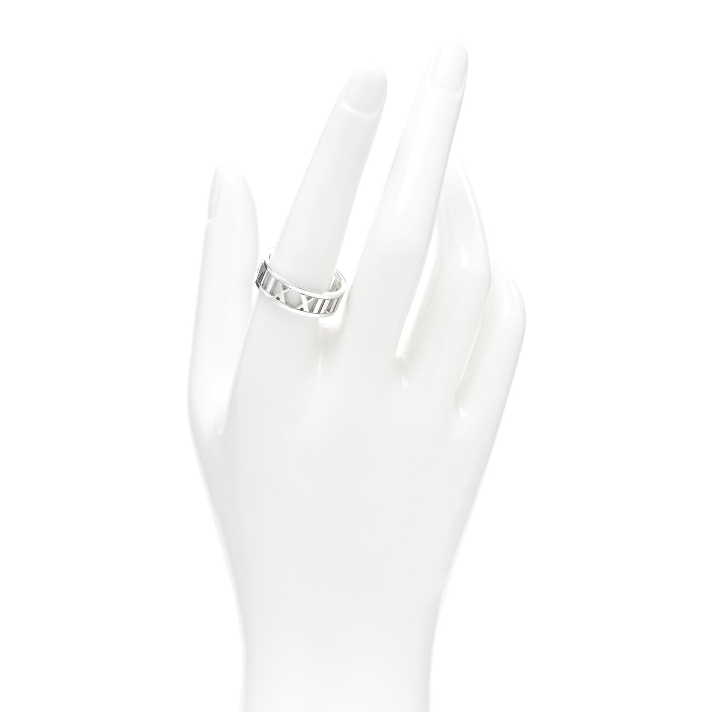 Sterling Silver Wide Atlas Open Ring 59 8.75