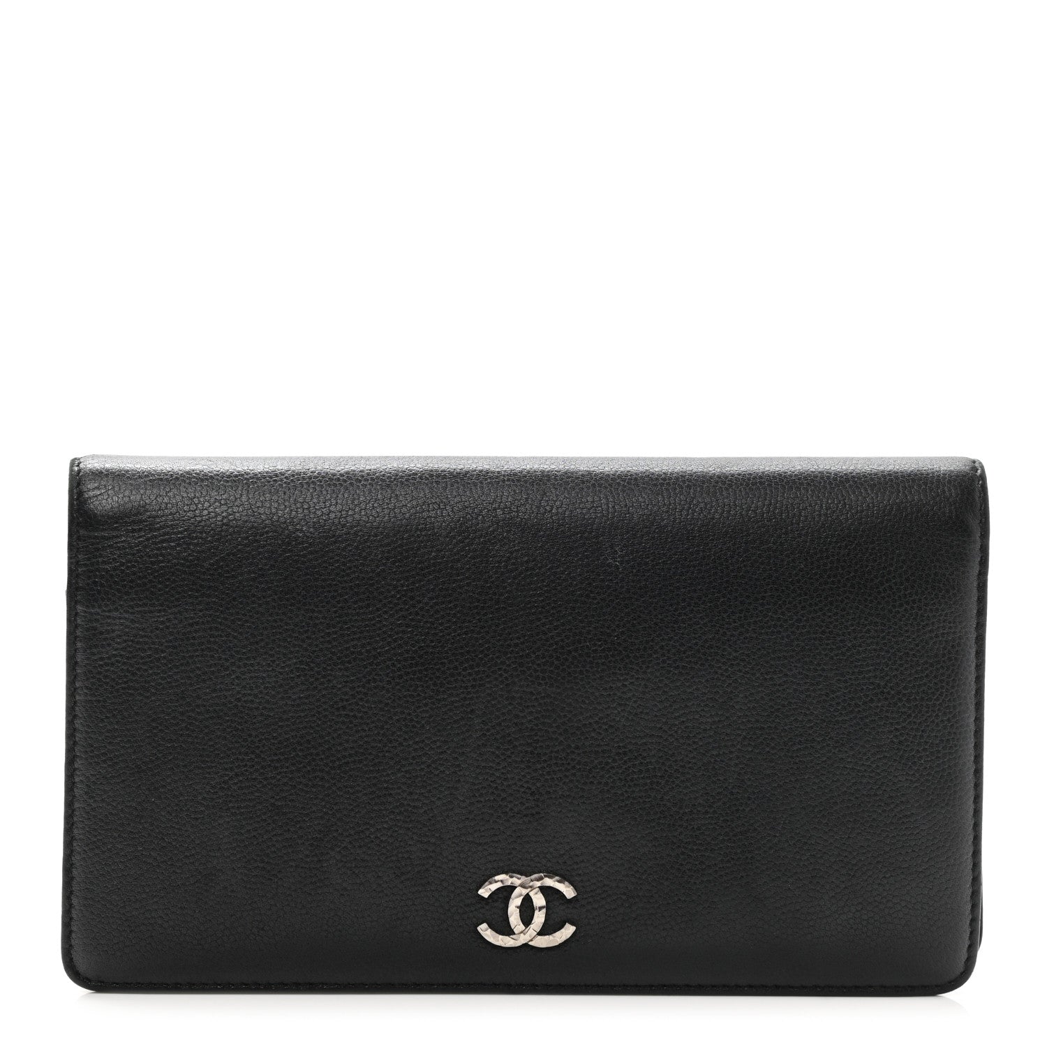 Chanel Caviar Sevruga Yen Wallet Black 1 of 8