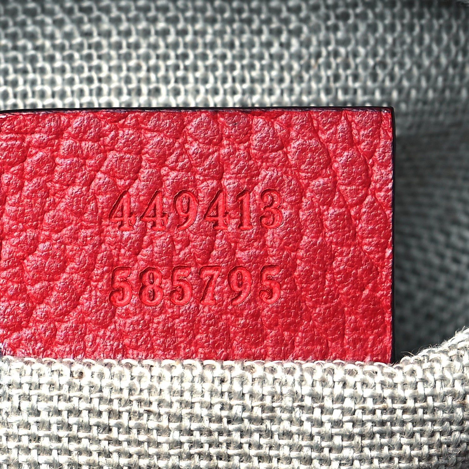 Gucci Monogram Mini Bree Messenger Bag Red 7 of 11