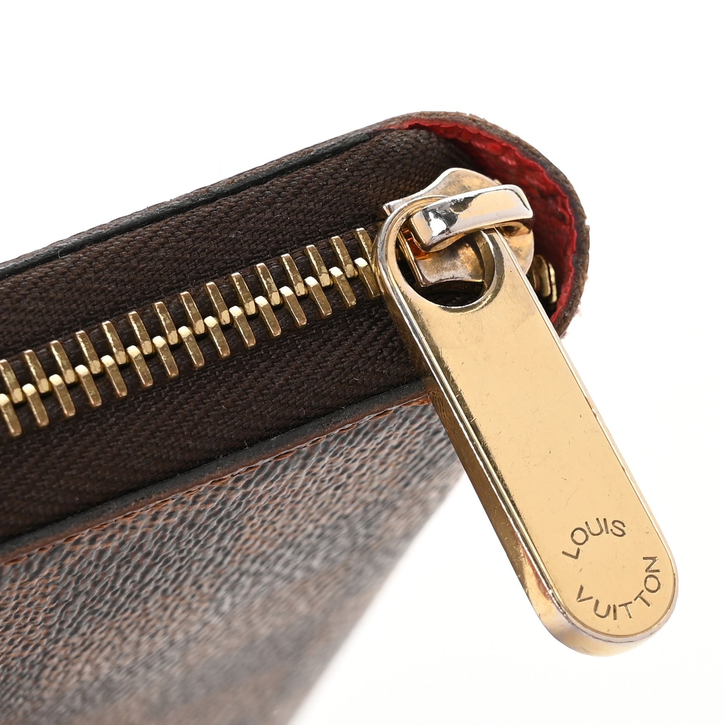 Damier Ebene 2016 Christmas Animation Zippy Wallet Rouge