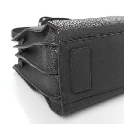 Saint Laurent Grained Calfskin Baby Sac De Jour Souple Coal 8 of 11