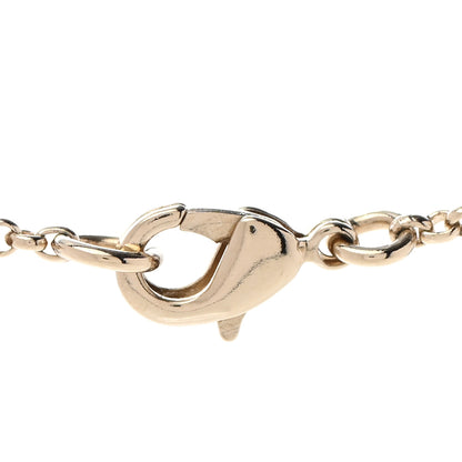 Chanel CC Heart Chain Pendant Necklace Gold 6 of 7