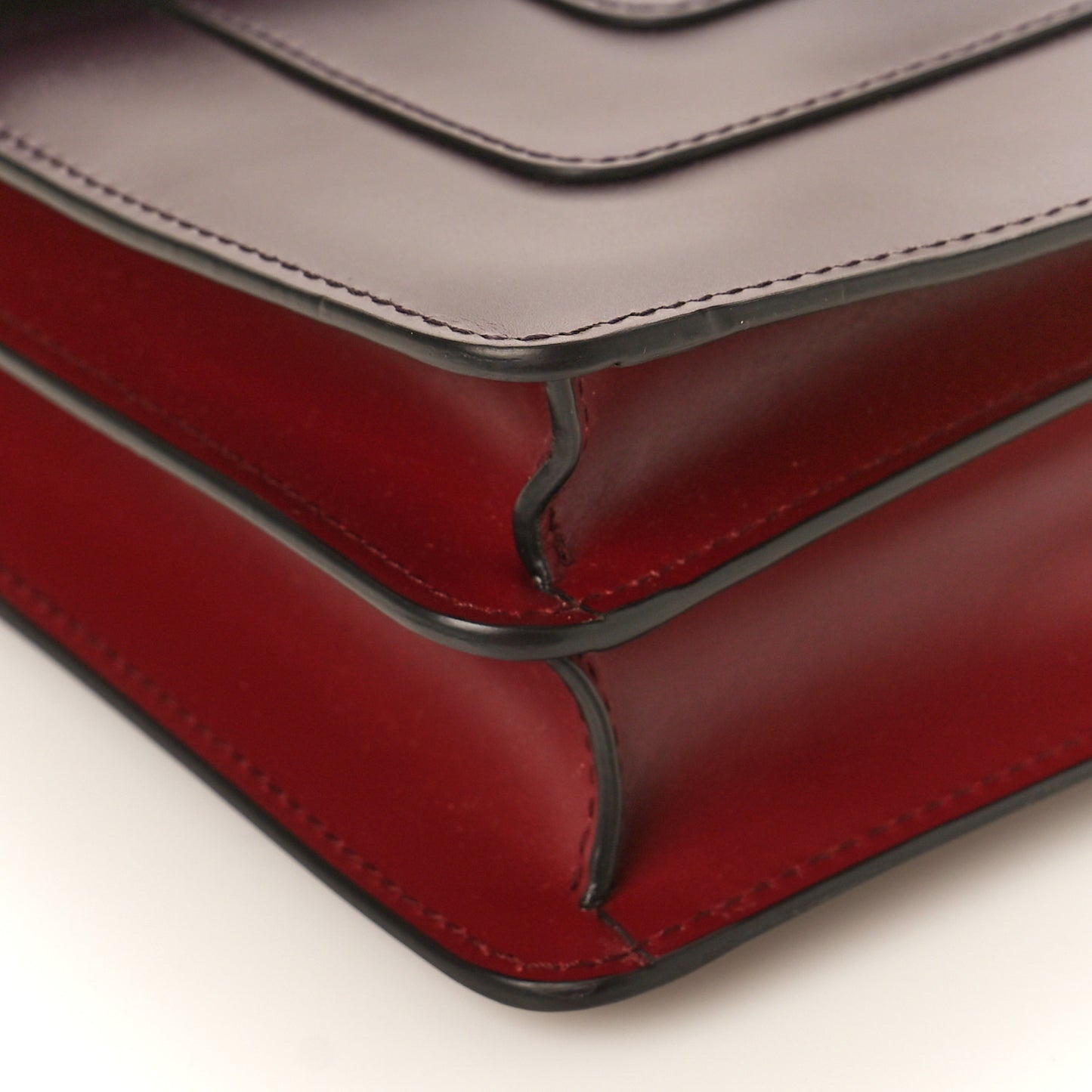 Calfskin Serpenti Forever Shoulder Bag Plum