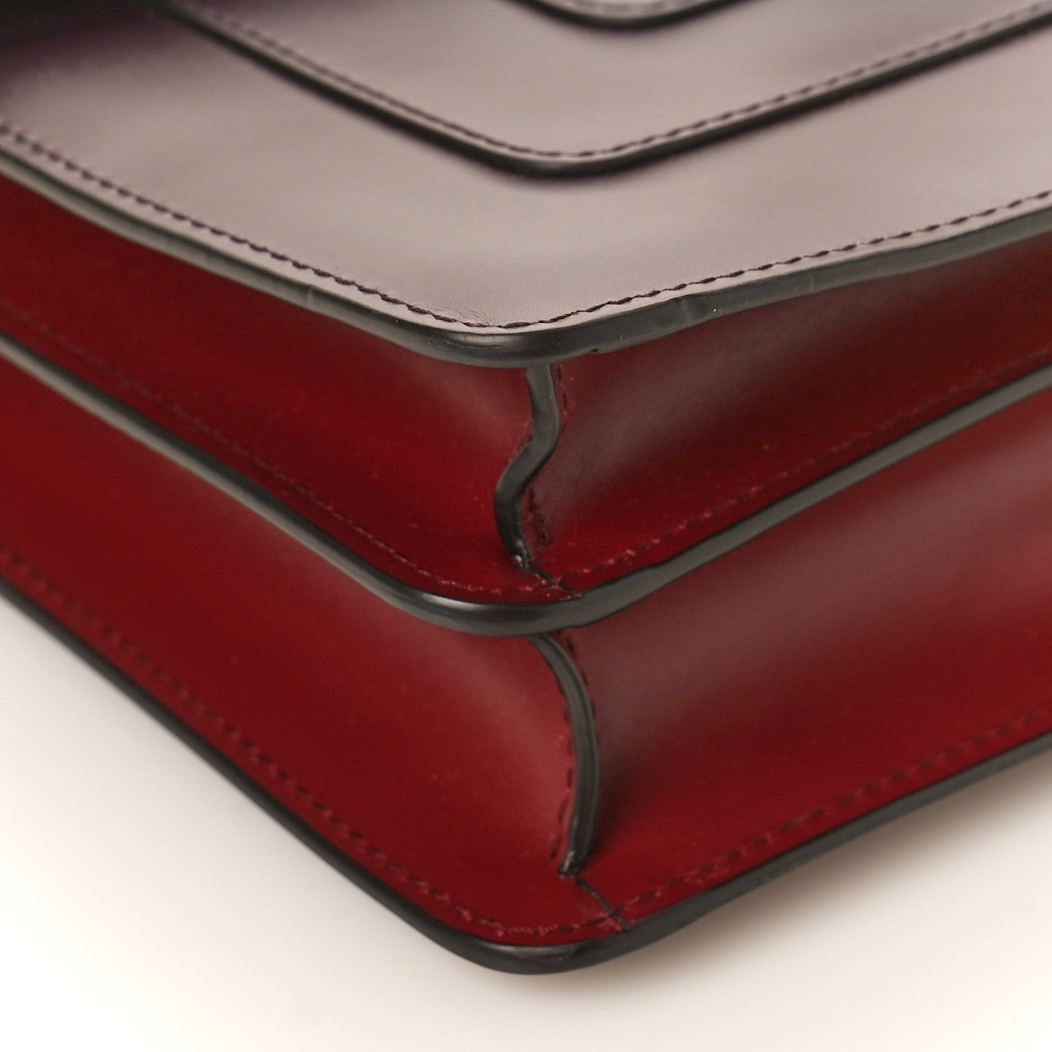 Bulgari Calfskin Serpenti Forever Shoulder Bag Plum 8 of 9