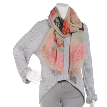Chanel Cashmere CC N°5 Scarf Shawl 2 of 6