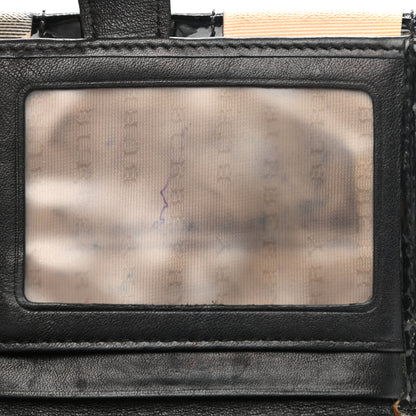 Burberry Patent Supernova Check Compact Wallet Black 12 of 13